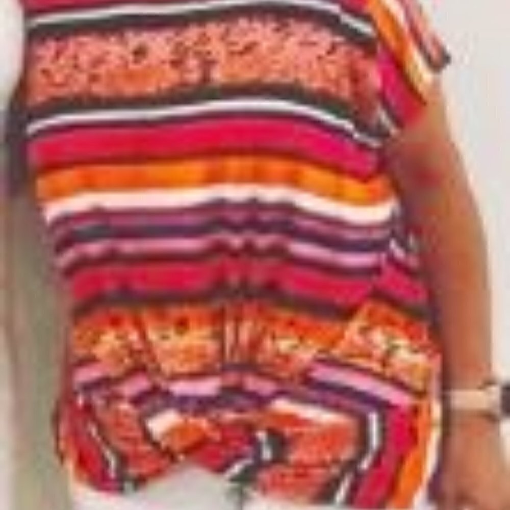 GOOD Day Bright Pink/Orange/Snakeskin front knot